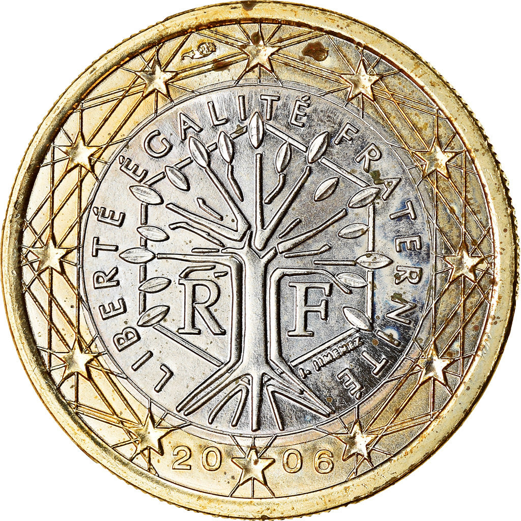 France, Euro, 2006, SUP, Bi-Metallic, KM:1288