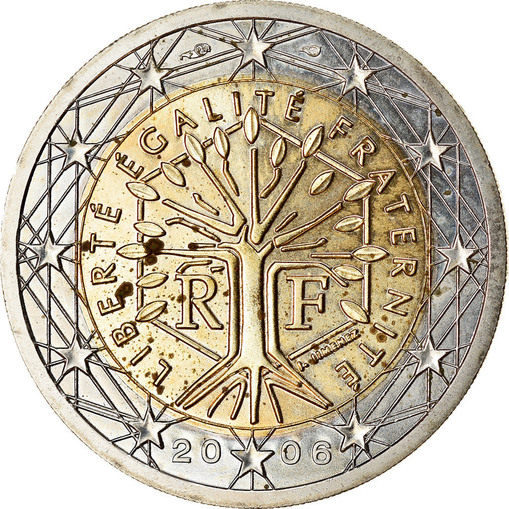 France, 2 Euro, 2006, SUP, Bi-Metallic, KM:1289
