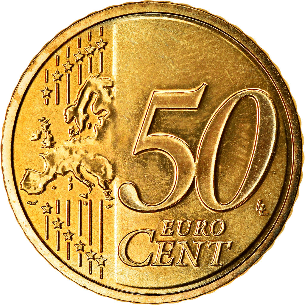 Frankreich, 50 Euro Cent, 2008, UNZ, Messing, KM:1412
