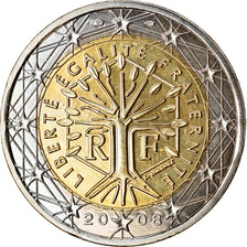 France, 2 Euro, 2008, SPL, Bi-Metallic, KM:1414
