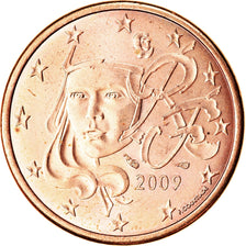 France, 5 Euro Cent, 2009, AU(55-58), Copper Plated Steel, KM:1284