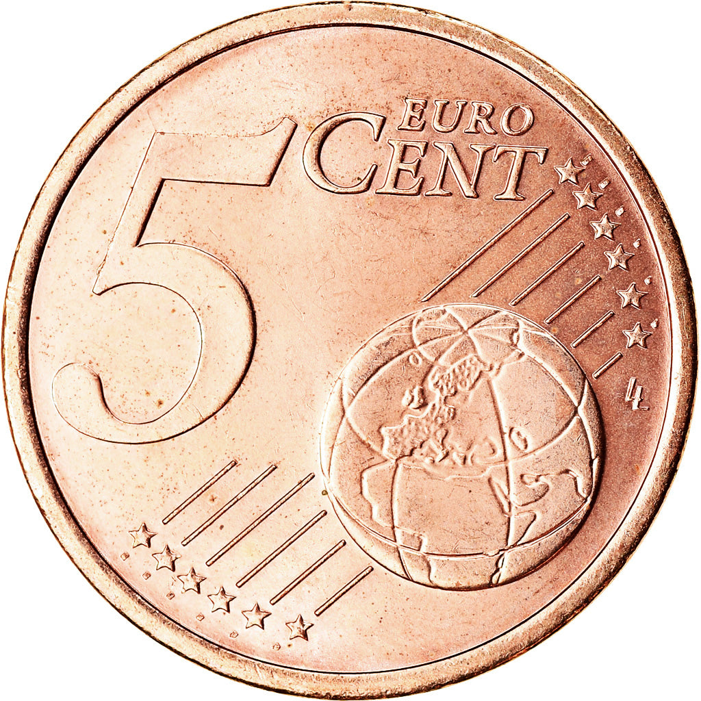 France, 5 Euro Cent, 2009, AU(55-58), Copper Plated Steel, KM:1284