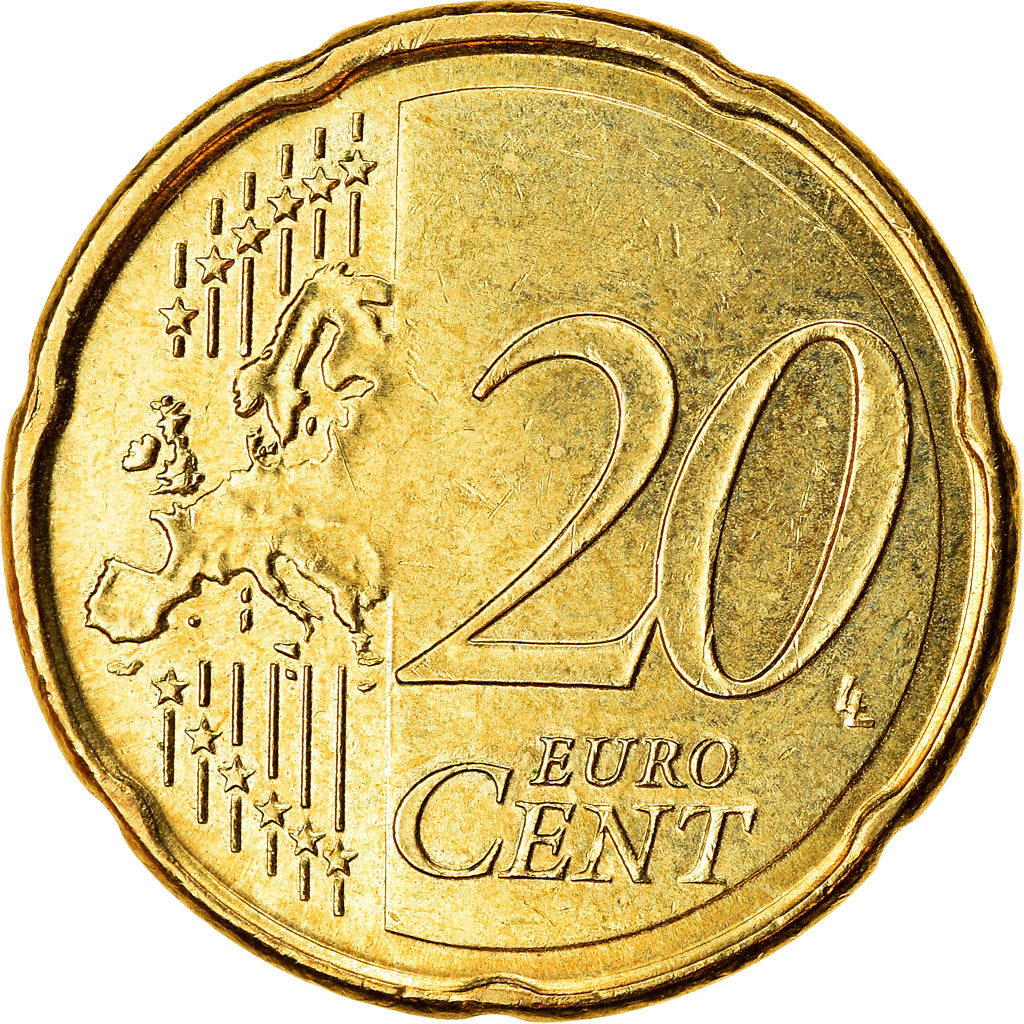 Francja, 20 Euro Cent, 2009, Paris, EF(40-45), Mosiądz, KM:1411
