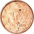 Francja, Euro Cent, 2012, Paris, EF(40-45), Miedź platerowana stalą, KM:1282