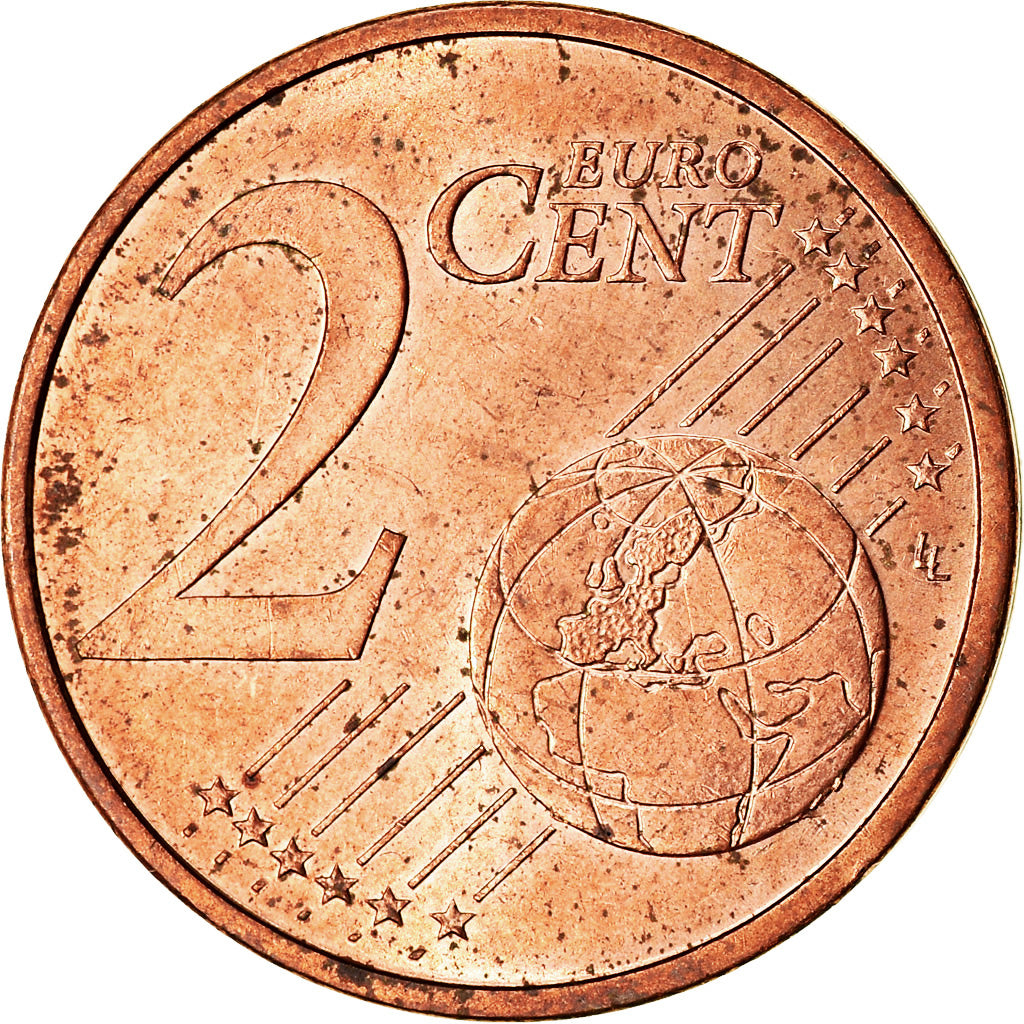 Francja, 2 Euro Cent, 2013, Paris, EF(40-45), Miedź platerowana stalą, KM:1283