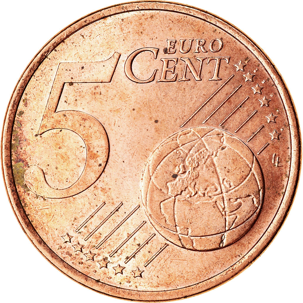 Francja, 5 Euro Cent, 2014, EF(40-45), Miedź platerowana stalą