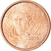 France, 2 Euro Cent, 2015, EF(40-45), Copper Plated Steel