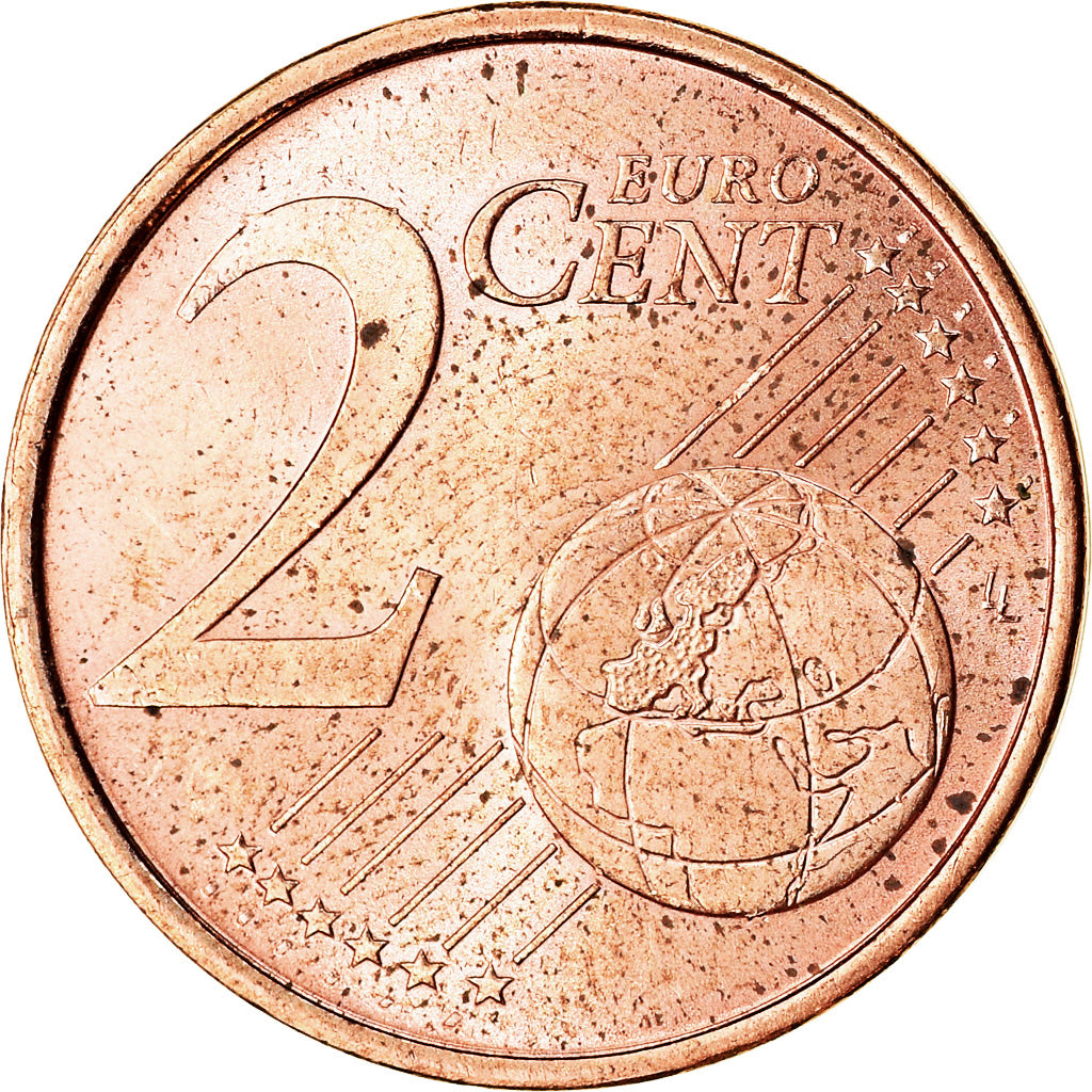 France, 2 Euro Cent, 2015, EF(40-45), Copper Plated Steel