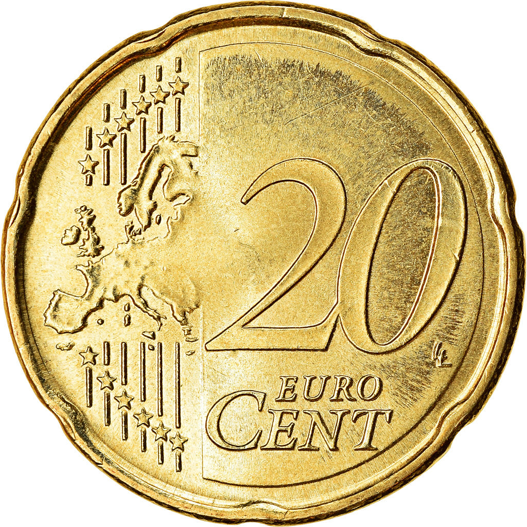 Francia, 20 Euro Cent, 2015, BB, Ottone