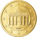 GERMANY - FEDERAL REPUBLIC, 50 Euro Cent, 2003, MS(63), Brass, KM:212