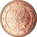 GERMANY - FEDERAL REPUBLIC, 5 Euro Cent, 2003, MS(63), Copper Plated Steel