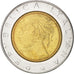 Coin, Italy, 500 Lire, 1982, Rome, MS(60-62), Bi-Metallic, KM:111