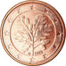 GERMANY - FEDERAL REPUBLIC, 5 Euro Cent, 2003, MS(63), Copper Plated Steel