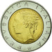 Coin, Italy, 500 Lire, 1982, Rome, MS(60-62), Bi-Metallic, KM:111