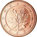 GERMANY - FEDERAL REPUBLIC, 5 Euro Cent, 2003, MS(63), Copper Plated Steel