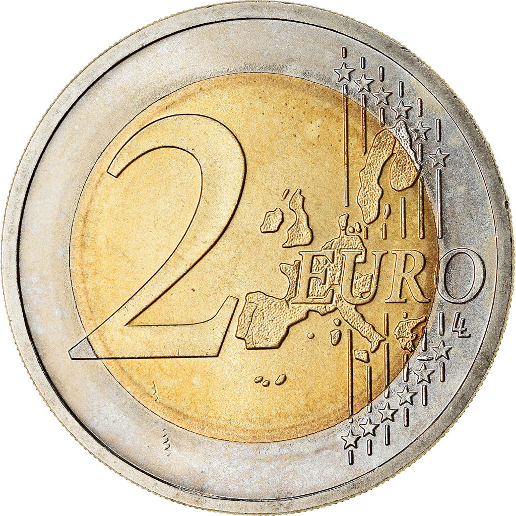 GERMANY - FEDERAL REPUBLIC, 2 Euro, 2004, MS(63), Bi-Metallic, KM:214