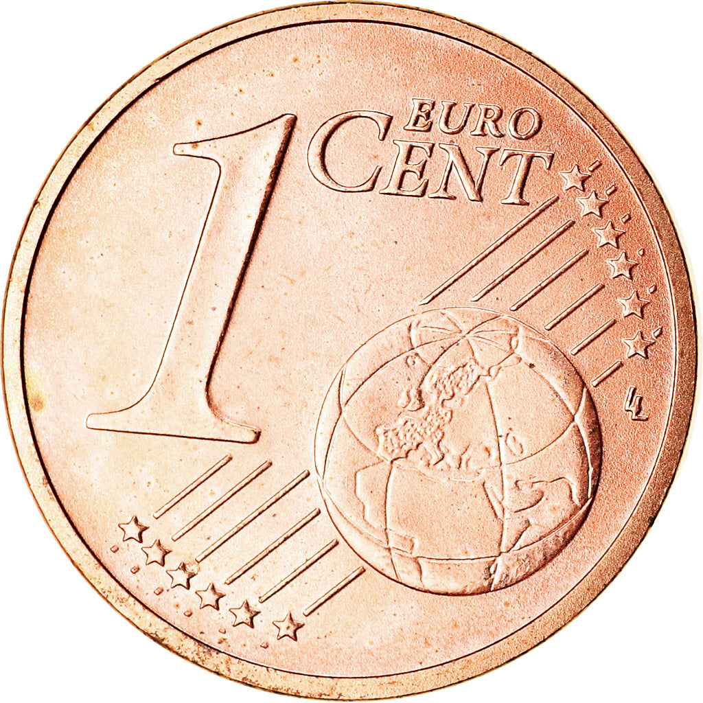 GERMANIA - REPUBBLICA FEDERALE, Euro Cent, 2004, SPL, Acciaio placcato rame