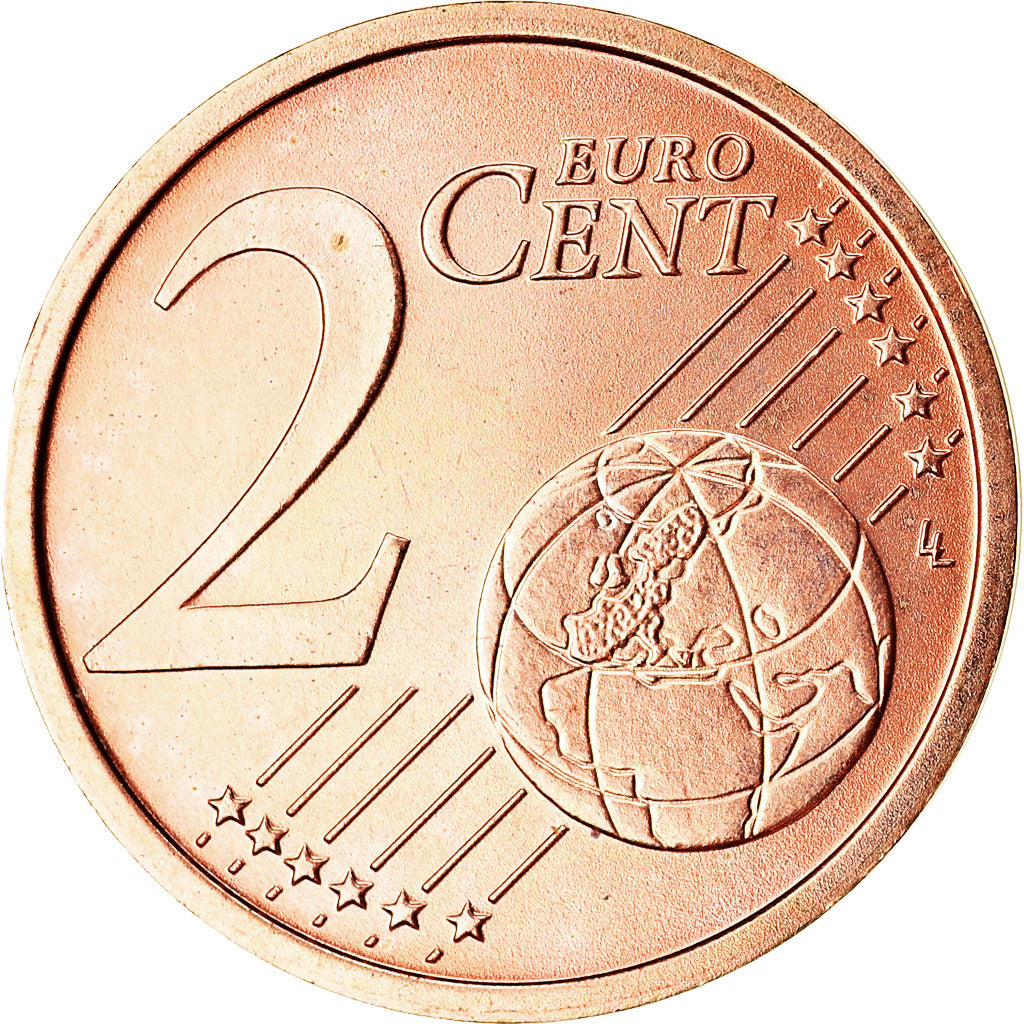 Niemcy - RFN, 2 Euro Cent, 2004, Munich, MS(63), Miedź platerowana stalą
