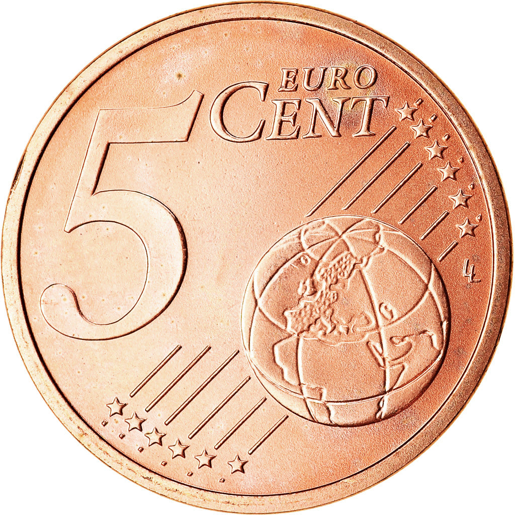 République fédérale allemande, 5 Euro Cent, 2004, SPL, Copper Plated Steel