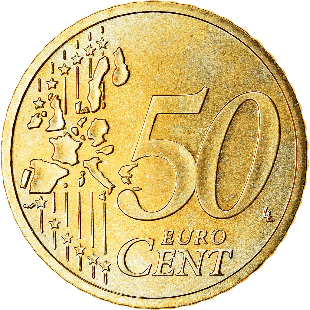 Bundesrepublik Deutschland, 50 Euro Cent, 2004, UNZ, Messing, KM:212