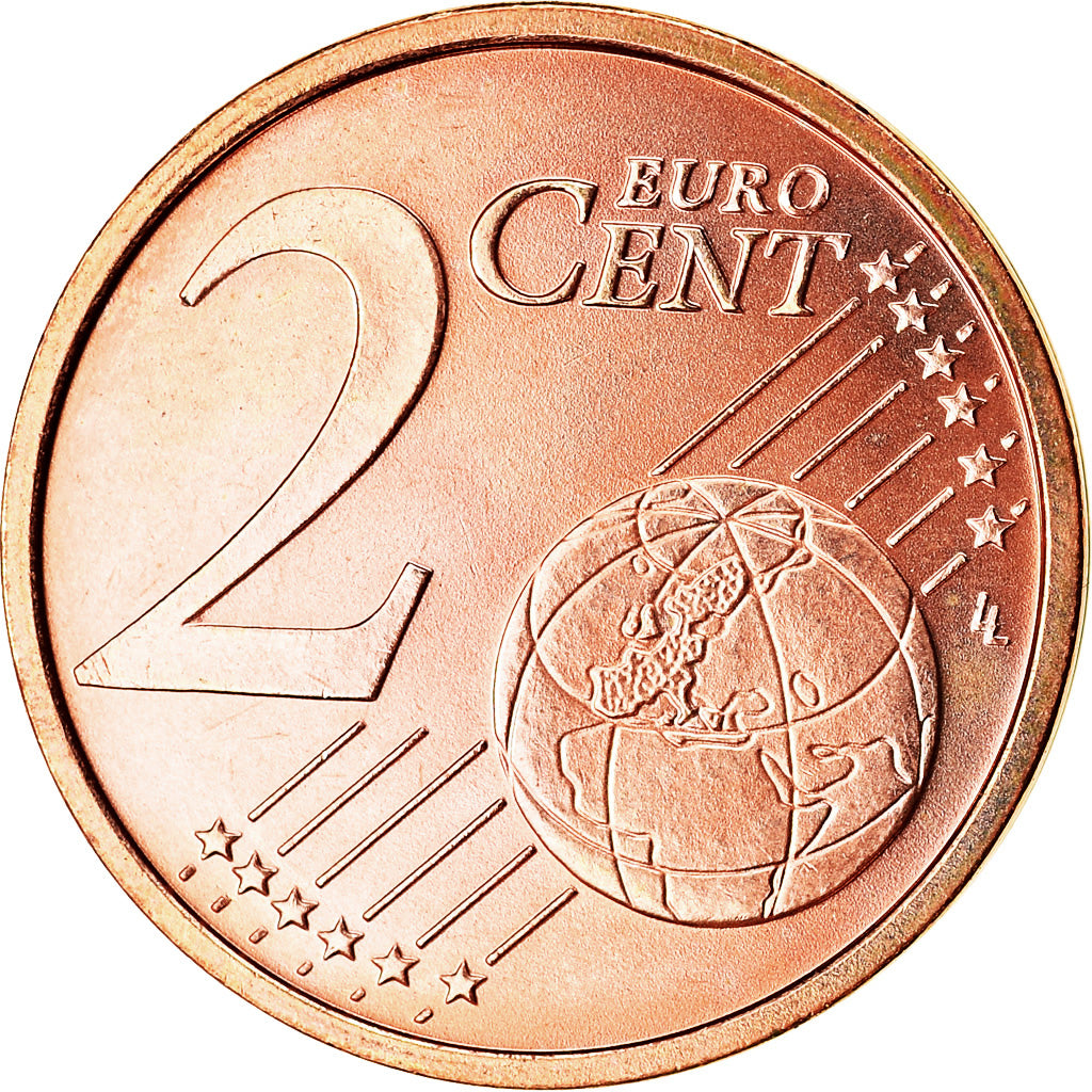 ALEMANIA - REPÚBLICA FEDERAL, 2 Euro Cent, 2004, SC, Cobre chapado en acero