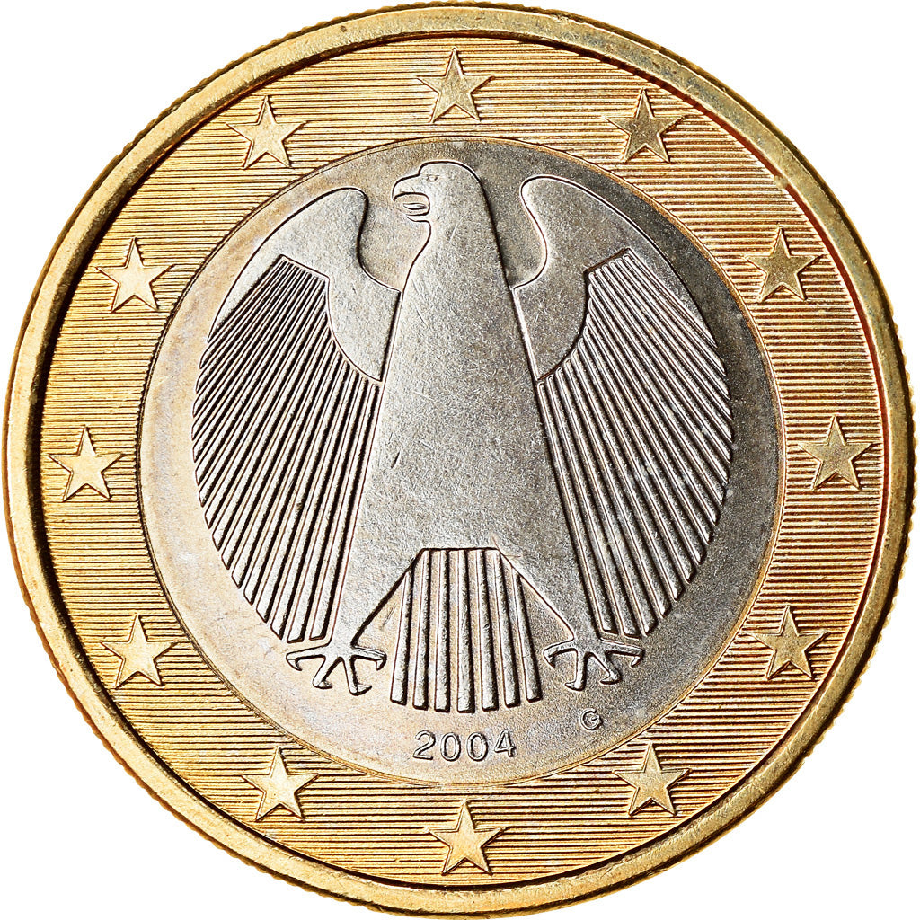 Bundesrepublik Deutschland, Euro, 2004, UNZ, Bi-Metallic, KM:213