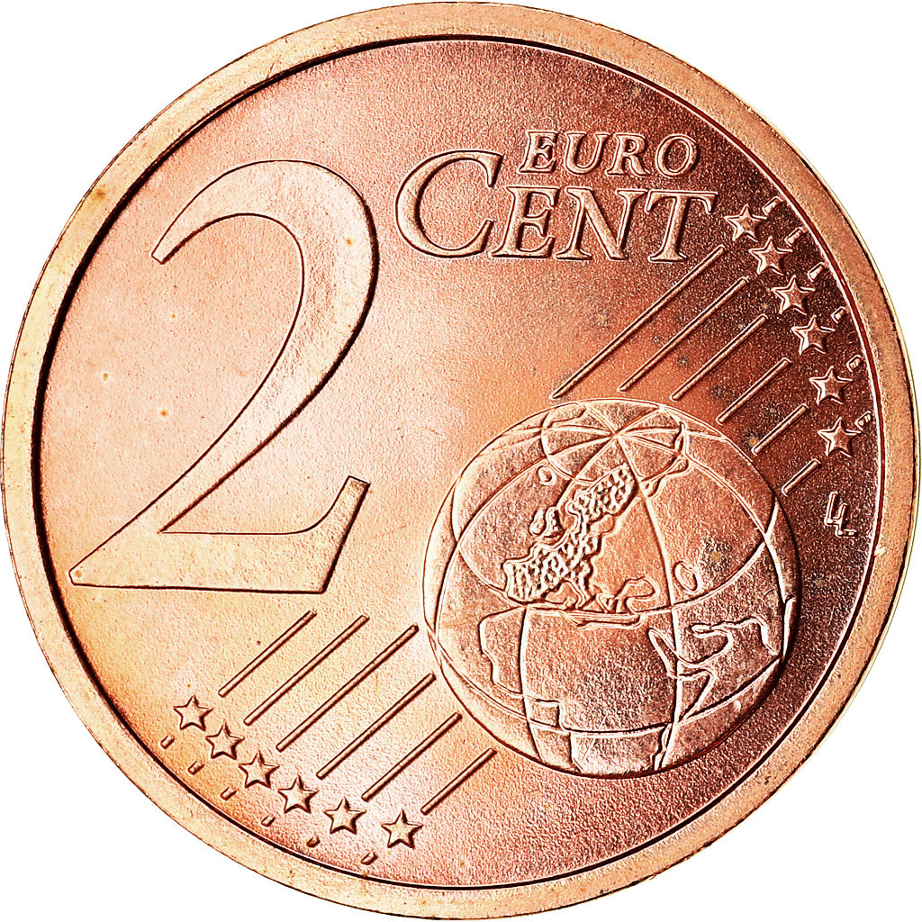 ALEMANIA - REPÚBLICA FEDERAL, 2 Euro Cent, 2004, SC, Cobre chapado en acero