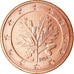 GERMANY - FEDERAL REPUBLIC, 5 Euro Cent, 2004, MS(63), Copper Plated Steel
