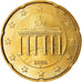 GERMANY - FEDERAL REPUBLIC, 20 Euro Cent, 2004, MS(63), Brass, KM:211