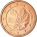 GERMANIA - REPUBBLICA FEDERALE, Euro Cent, 2005, SPL, Acciaio placcato rame