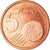GERMANIA - REPUBBLICA FEDERALE, 5 Euro Cent, 2005, SPL, Acciaio placcato rame