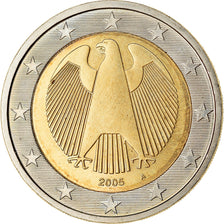 GERMANIA - REPUBBLICA FEDERALE, 2 Euro, 2005, SPL, Bi-metallico, KM:214