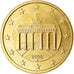 GERMANY - FEDERAL REPUBLIC, 50 Euro Cent, 2005, MS(63), Brass, KM:212