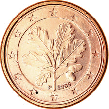 GERMANIA - REPUBBLICA FEDERALE, Euro Cent, 2005, SPL, Acciaio placcato rame