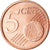 GERMANIA - REPUBBLICA FEDERALE, 5 Euro Cent, 2005, SPL, Acciaio placcato rame
