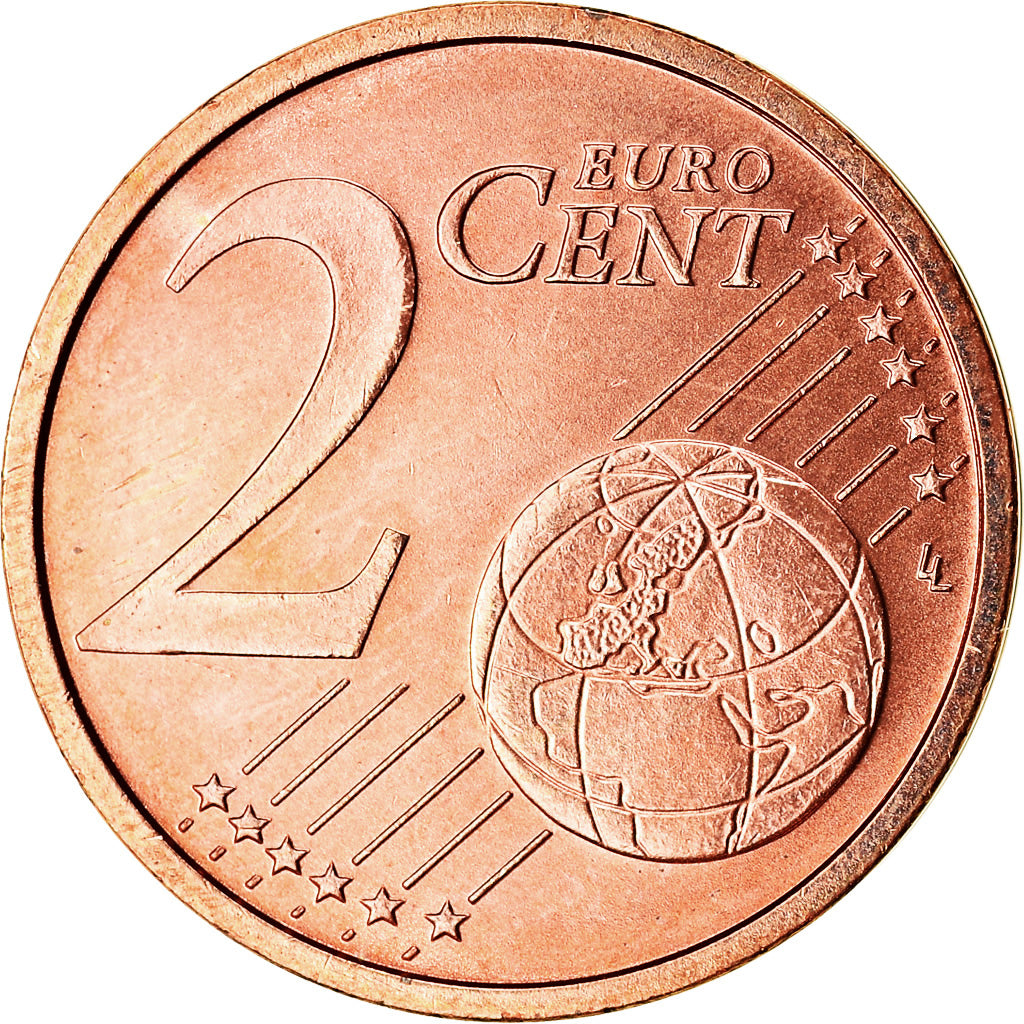 GERMANY - FEDERAL REPUBLIC, 2 Euro Cent, 2005, MS(63), Copper Plated Steel