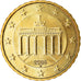 GERMANY - FEDERAL REPUBLIC, 10 Euro Cent, 2005, MS(63), Brass, KM:210