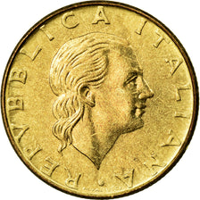 Coin, Italy, 200 Lire, 1977, Rome, AU(55-58), Aluminum-Bronze, KM:105
