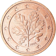 GERMANY - FEDERAL REPUBLIC, 2 Euro Cent, 2005, MS(63), Copper Plated Steel