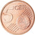 GERMANY - FEDERAL REPUBLIC, 5 Euro Cent, 2005, MS(63), Copper Plated Steel