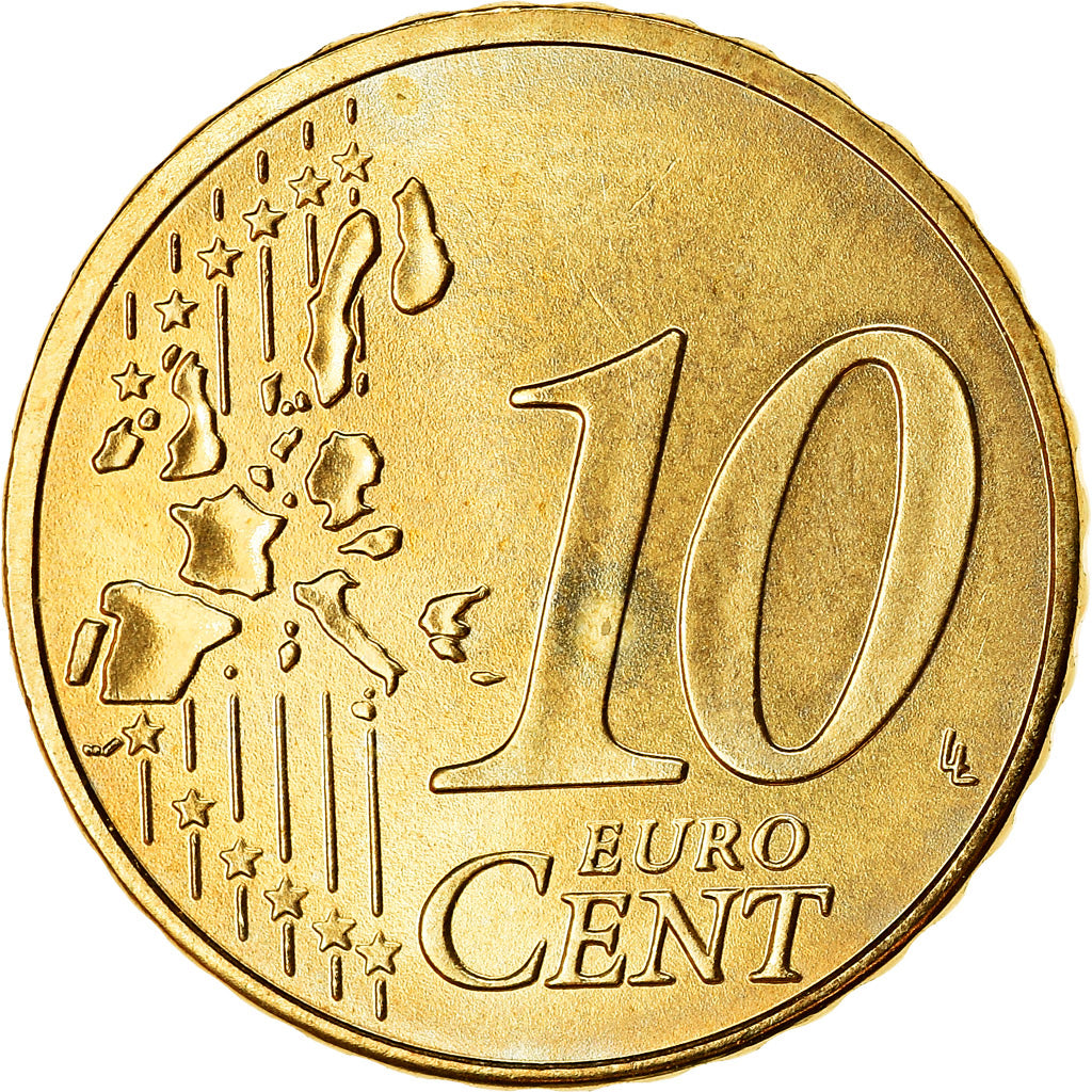 ALEMANIA - REPÚBLICA FEDERAL, 10 Euro Cent, 2005, SC, Latón, KM:210