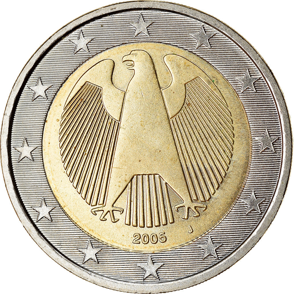 GERMANIA - REPUBBLICA FEDERALE, 2 Euro, 2005, SPL, Bi-metallico, KM:214