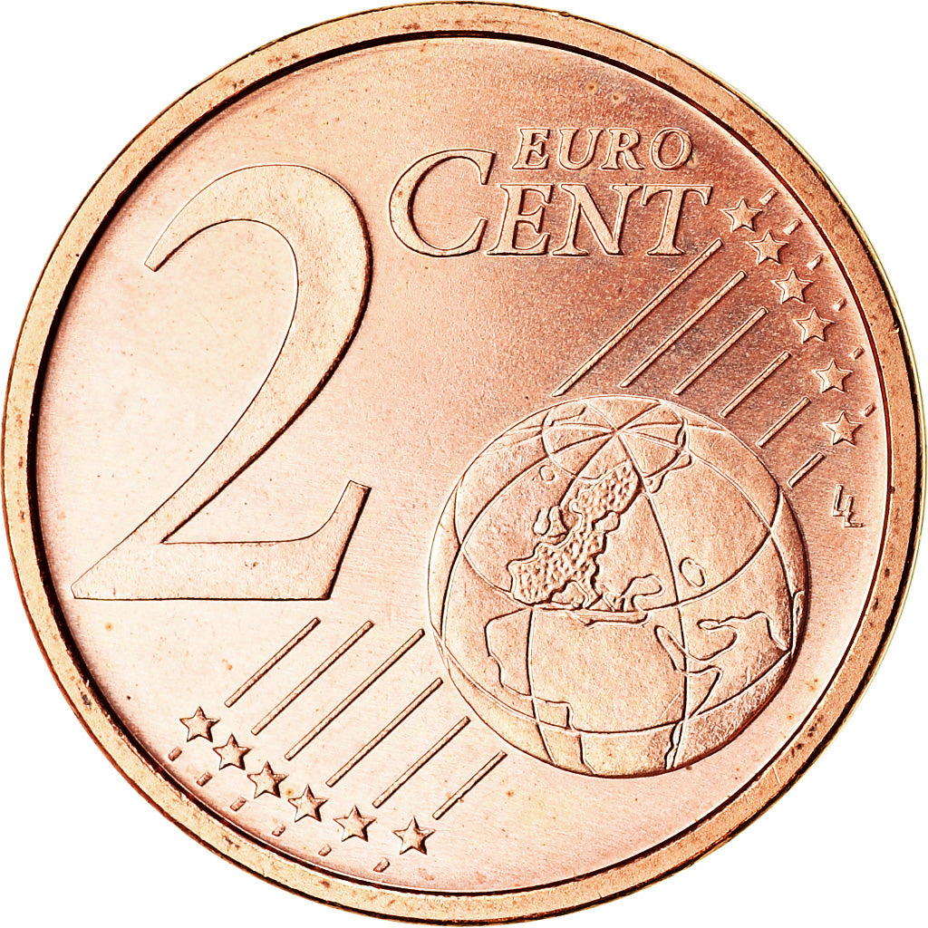 GERMANY - FEDERAL REPUBLIC, 2 Euro Cent, 2006, MS(63), Copper Plated Steel