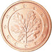 ALEMANIA - REPÚBLICA FEDERAL, 2 Euro Cent, 2006, SC, Cobre chapado en acero