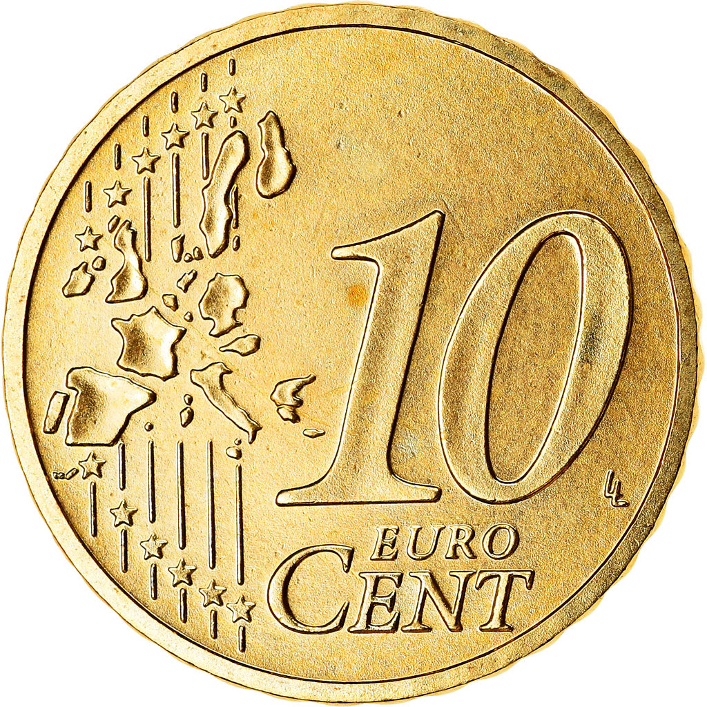 ALEMANHA - REPÚBLICA FEDERAL, 10 Euro Cent, 2006, MS(63), Latão, KM:210