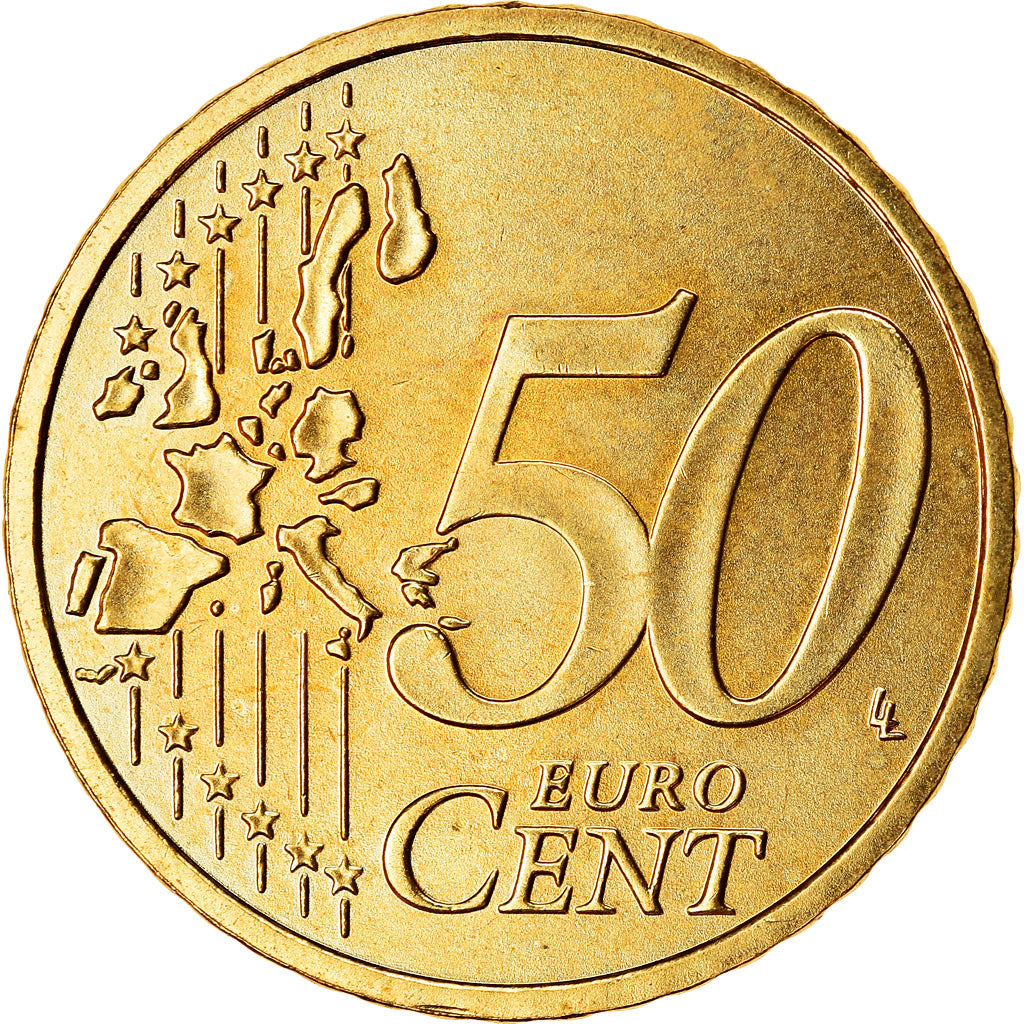 ALEMANHA - REPÚBLICA FEDERAL, 50 Euro Cent, 2006, MS(63), Latão, KM:212