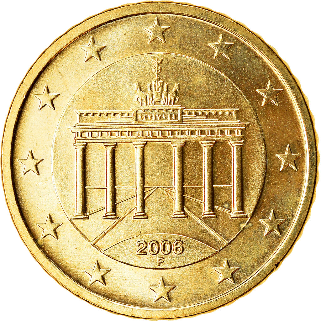 Bundesrepublik Deutschland, 50 Euro Cent, 2006, UNZ, Messing, KM:212