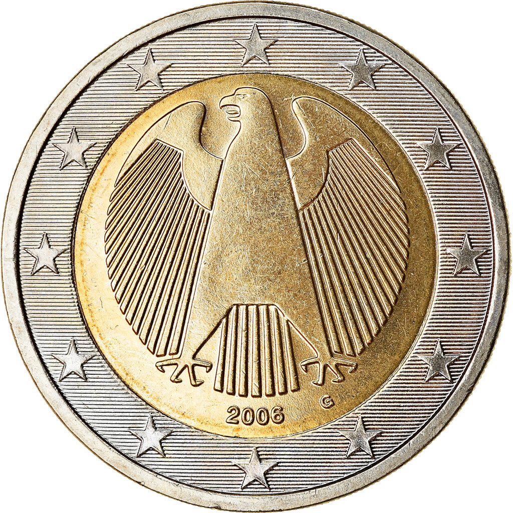 GERMANIA - REPUBBLICA FEDERALE, 2 Euro, 2006, SPL, Bi-metallico, KM:214