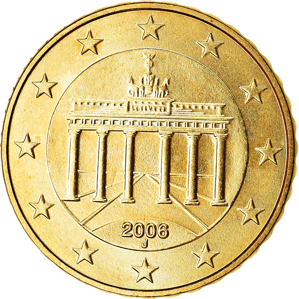 République fédérale allemande, 10 Euro Cent, 2006, SPL, Laiton, KM:210