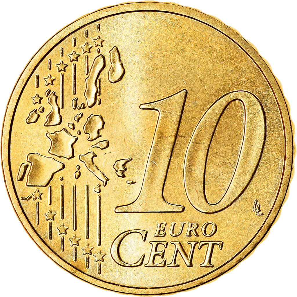 République fédérale allemande, 10 Euro Cent, 2006, SPL, Laiton, KM:210